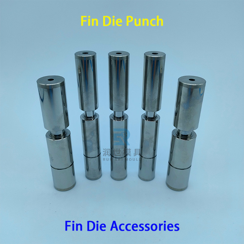 High Speed Fin Die Spare Parts 5mm Piercing Punch And Die OEM For Punching Aluminum Copper Foil