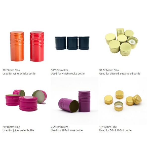 30x60 Металлический Алюминиевый Шнурные Капки Крышка Для Ликера Виски Ром Джин Стеклянная Бутылка