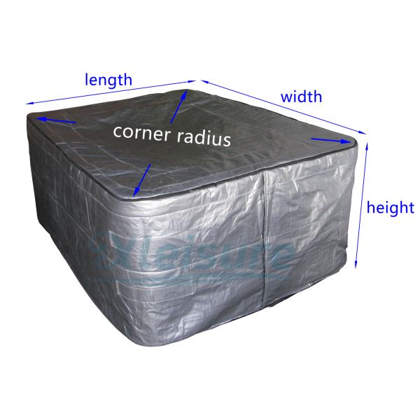 Профессиональная крышка спа заплыва couverture спа de nage сумки предохранения от спа заплыва изготовления полнометражная пылезащитная