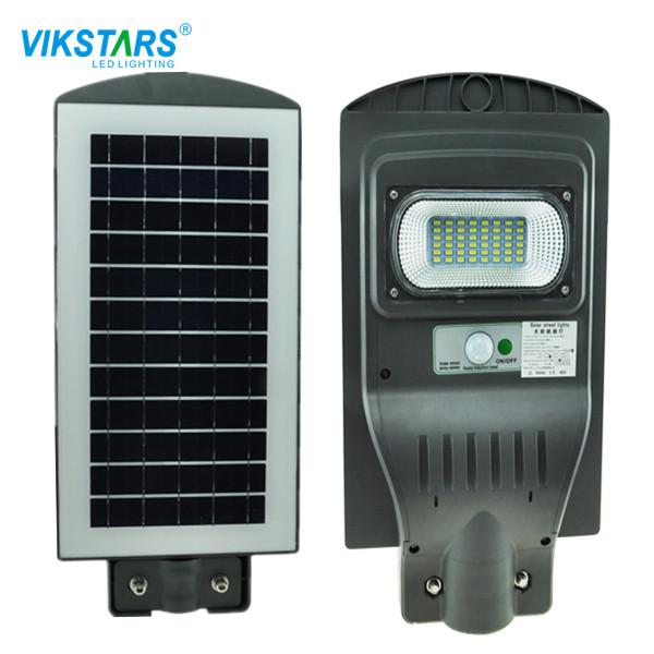 40pcs Remote Control Solar Street Lights With Motion Sensor 6V 20W