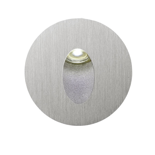 3W IP40 Mini Aluminum Indoor LED Step Light / Indoor Stair Lighting Brushed Color