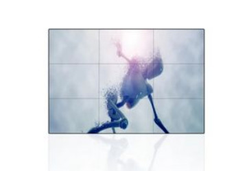 Brightness 500cd/M² Seamless Video Wall LCD Monitors Full HD Picture Resolution