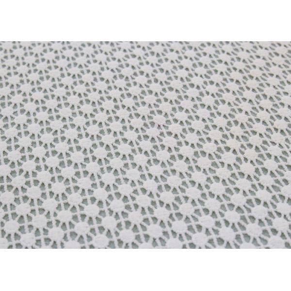 French Guipure Venice Lace Fabric , Polyester Water Soluble Lace For Women Dresses