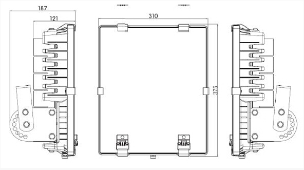 UL 200W Bridgelux Outdoor LED Flood Lights IP 65 Ra 80 with cold white 6000K