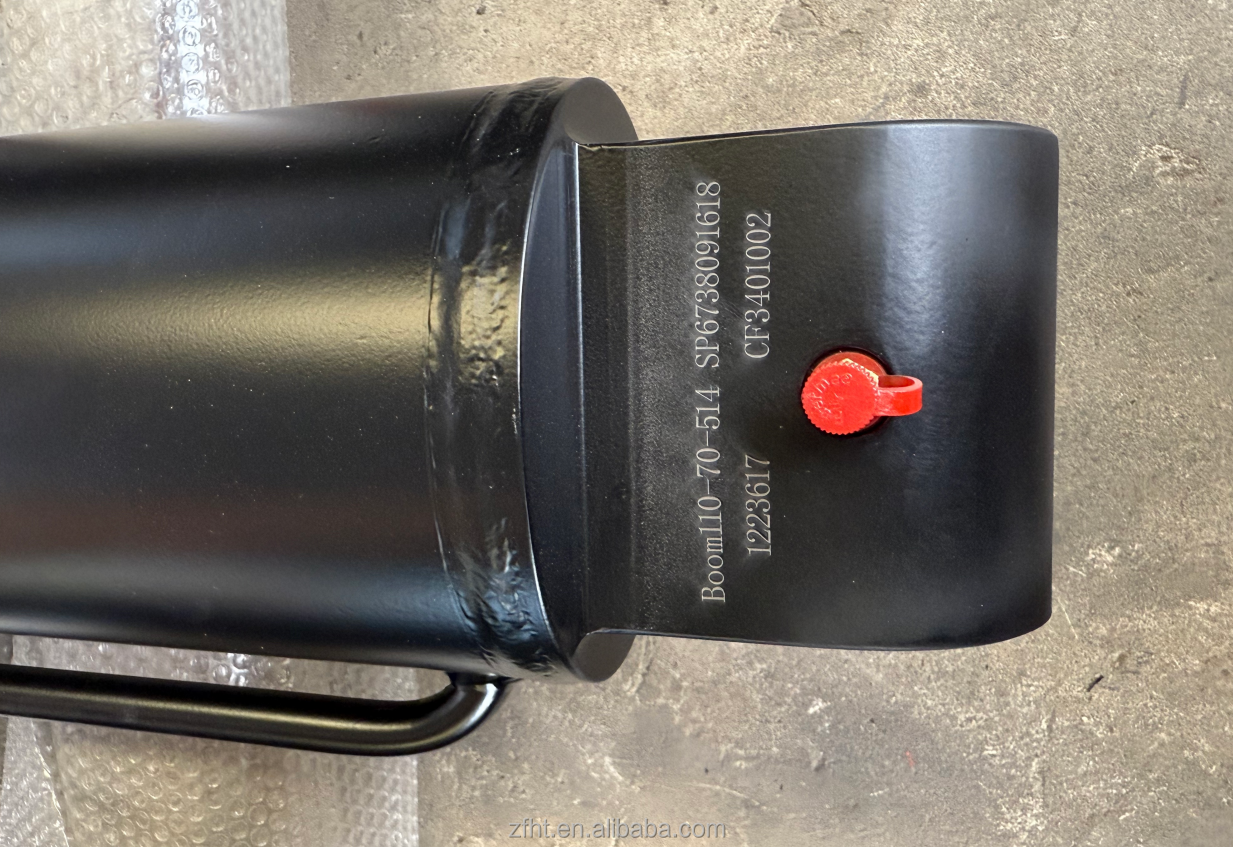 Luffing Hydraulic Cylinder Double Acting With Hard Chrome Plated Steel 1500mm Stroke