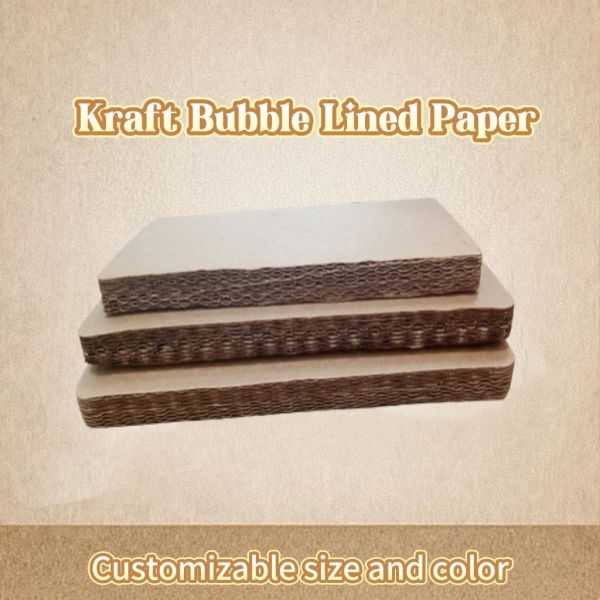 Kraft Bubble Cushioning Wrap 80GSM 10x10cm Cushion Wrap Roll