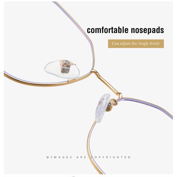 Eyeglasses анти- голубых светлых стекел металла ацетата оптически обрамляют объектив ПК