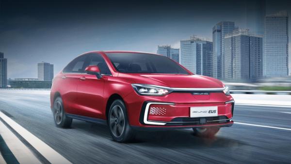 O Pequim elétrico EU5 da mão de BAIC SUV segundo mais R600 usou carros da movimentação da mão esquerda