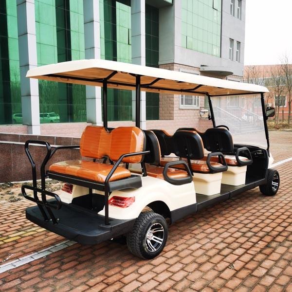 Carrinho de golfe elétrico OEM Power 72v 8 pessoas 30 mph