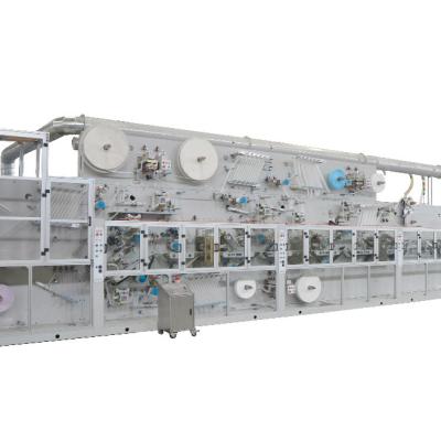 200KW 4m Width 380V PE Film Sanitary Napkin Production Line Fast Easy Package