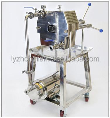 Pressão automática de filtro de aço inoxidável de 10 camadas para cerveja, vinho e óleo