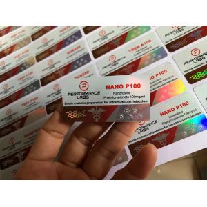 НАНО П. Сильное клейкое виниловое этикетки для флаконов 10 мл для стерильной печати медицинских этикетки для флаконов 10 мл