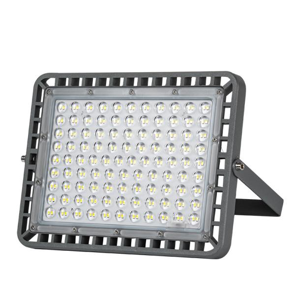 Outdoor LED solar flood light | Warehouse lighting IP65 high power | Die-cast aluminum wall light | Suitable for courtya