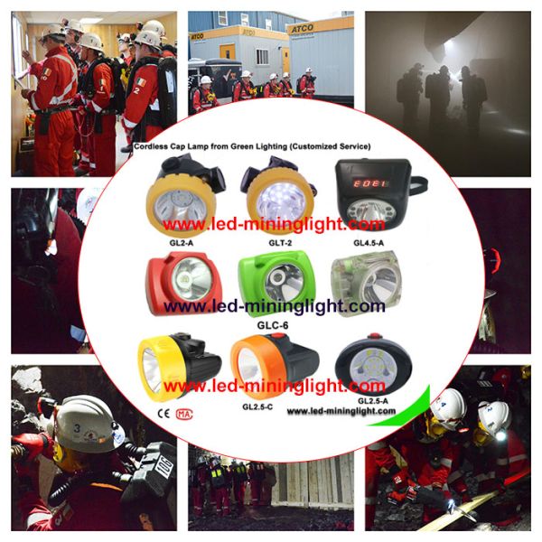 High Brightness Coal Mining Lights Endurable Cordless Mining Headlamps Energy Saving