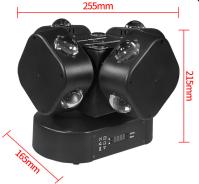 DMX 512 Disco en rotation avec un projecteur laser rouge + vert