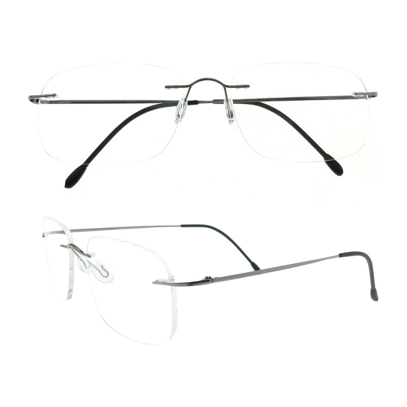 рамки Rimless титана 140mm оптически для стекел чтения людей