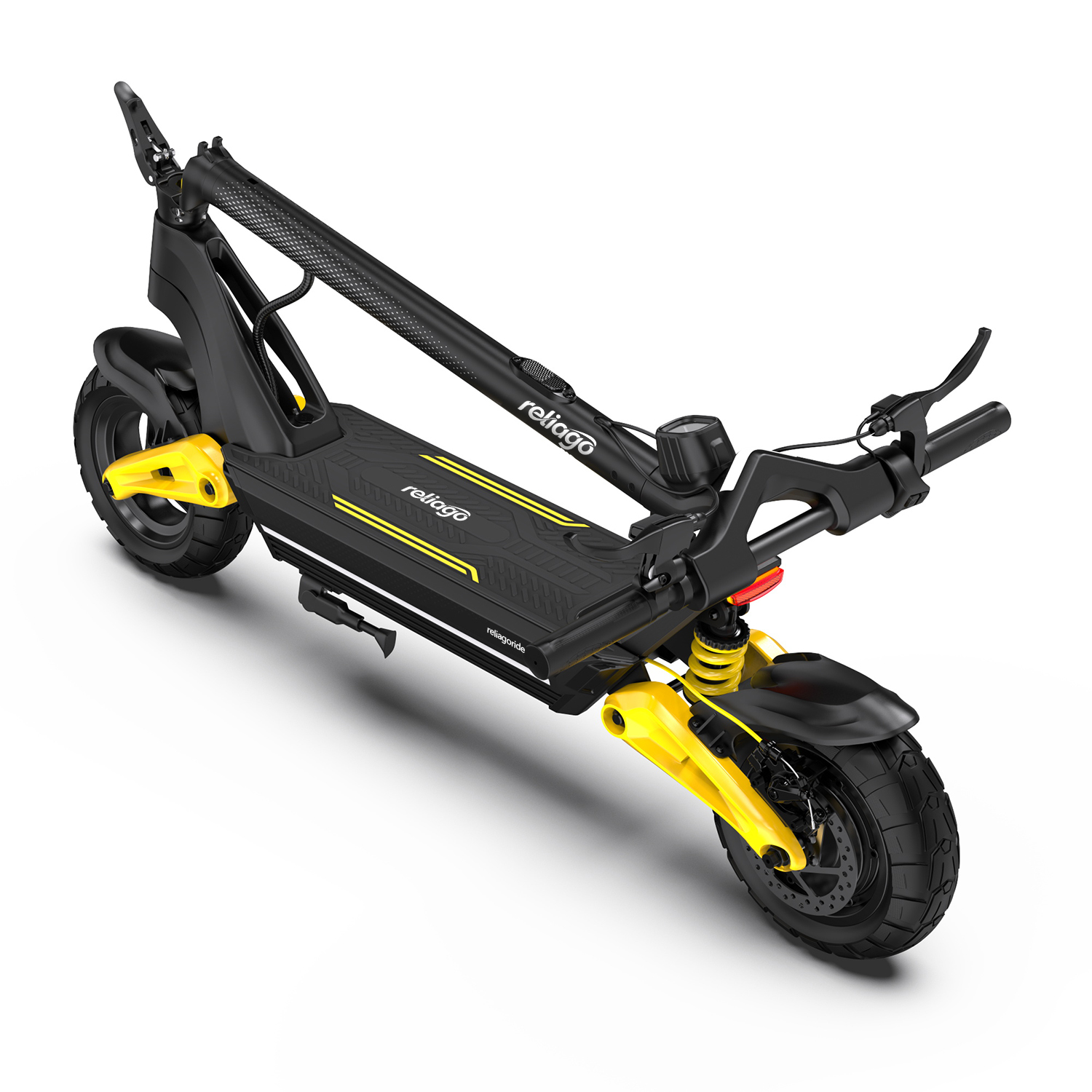 S10 Foldable Electric Scooter For Adults 48V 20Ah Long Range With 10 Tires LED Lights