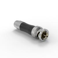 Connecteur vidéo BNC mâle métallique avec une durabilité de 500 cycles