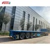 Factory Price 3 Axle Flatbed Semi Trailer 20 FT 40 FT Container Cargo Transport Support Customization Flatbed Trailer