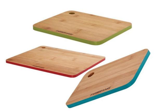 Promotional Small Bamboo Cutting Board , Thick Wooden Chopping Board Antibacterial