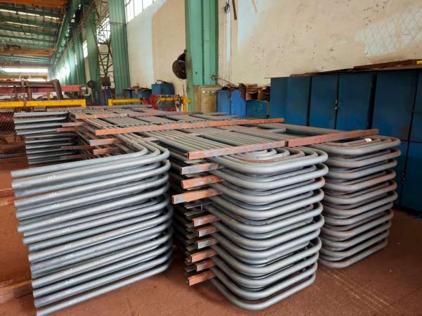 Coal-Fired Power Plant Superheater Coil with Anti-Wear Shield