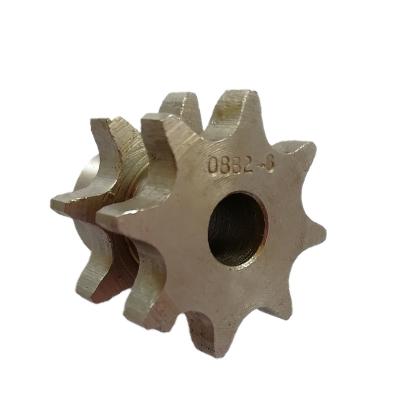 Os dentes do dobro C45 acorrentam rodas dentadas movimentação para não rodar nenhuma trituração soldada forjada Keyway