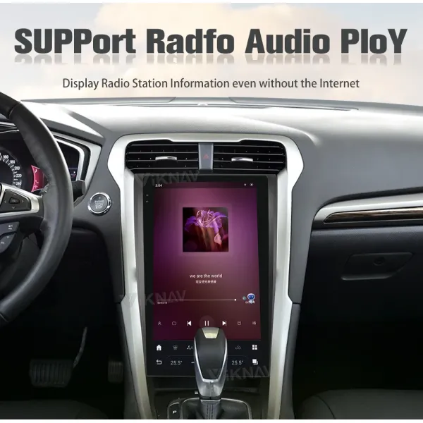 Viknav 13,6 дюйма Android Автомобильное радио Для Ford Mondeo 2013-2021 Мультимедийный проигрыватель GPS Навигационный головной блок Беспроводное Carplay