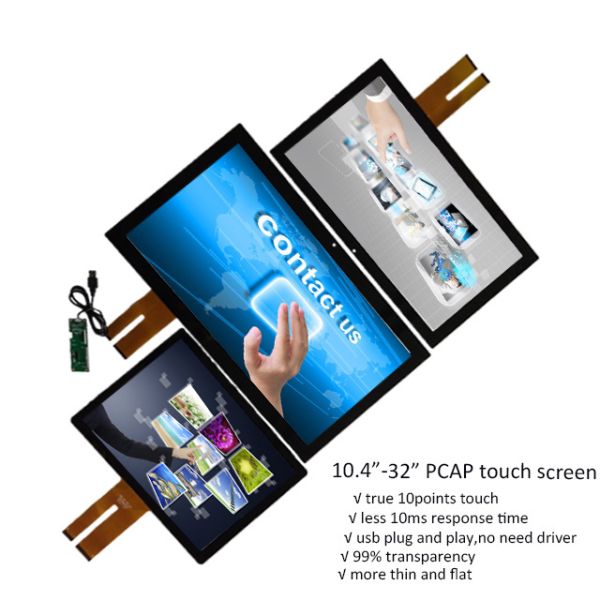 IPS Capacitive 10 Points Multi Touch Screen 17 Inch Fast Response For Payment Kiosk