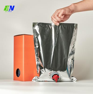 Large Capacity Plastic Bag In Box Aseptic Liquid BIB  For Wine