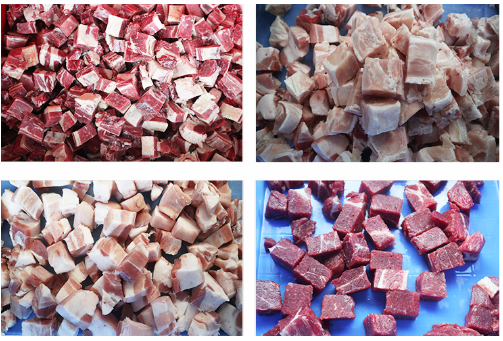 Commercial Stainless Steel Boneless Meat Cutting Dicing Machine 600KG/H