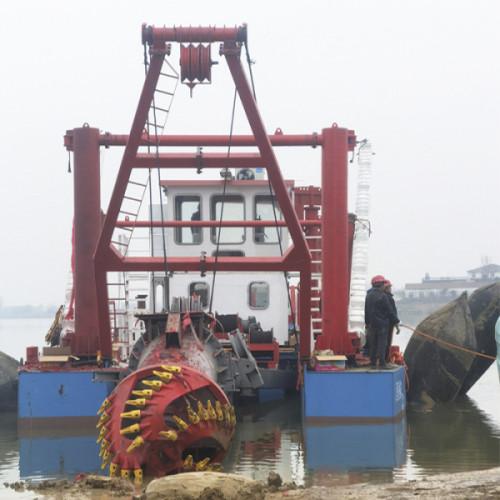 1000m3/h Equipo pesado cortador de succión dragadora Rexroth Sistema hidráulico para dragado fluvial