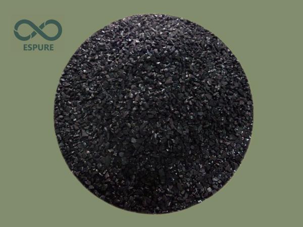 1700mg/g ココナッツ殻活性炭顆粒 (30*60 メッシュ) — バルク、ISO & NSF 承認