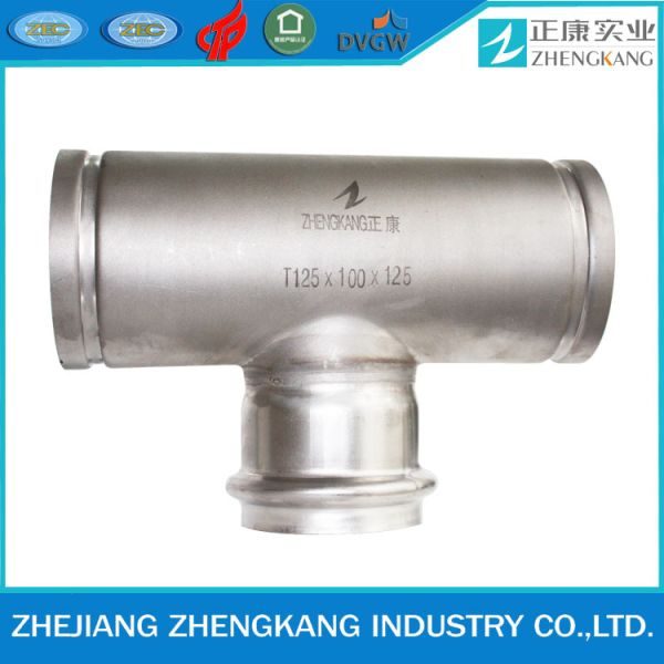 Round Head Stainless Steel Grooved Fittings 304 Ss Flexible Grooved Coupling