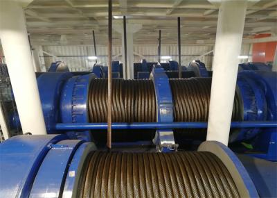 poder Marine Winch With Lebus Drum elétrica da capacidade da corda de 1000m grande para no mar