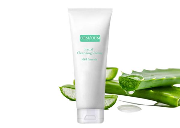 Natural Aloe Vera Face Cleanser , Whitening Anti Acne Face Wash With Rich Foam
