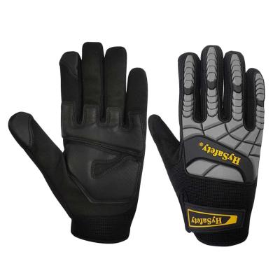 TPR Knuckle Protection Gloves Heavy Duty Mechanic Gloves  Sport Gloves