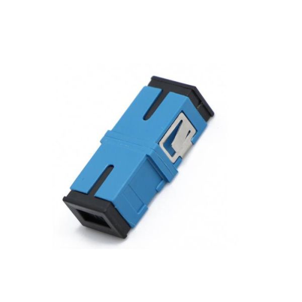Optical Fiber Adapter High Performance SC SX SM Flangeless / Reduced Green Blue Color Plastic Adapters