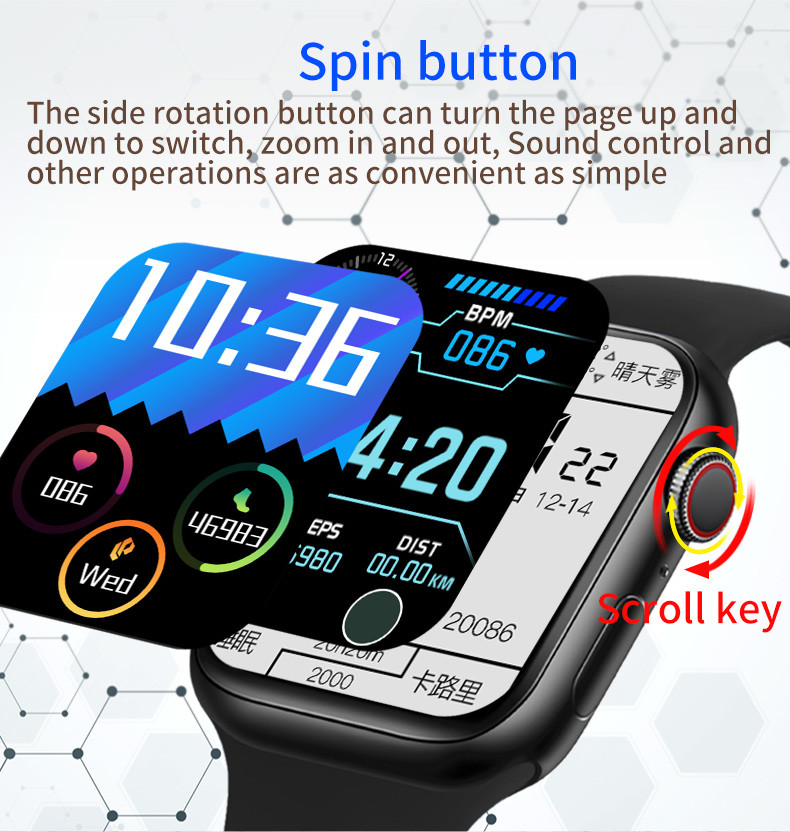 IOS 170mAh андроида Smartwatch радиотелеграфа IPS 360x385 поручая