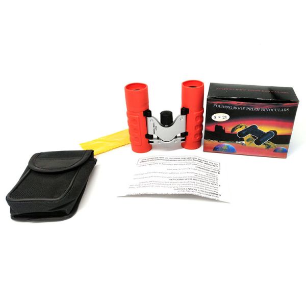 Small Lightweight Folding Waterproof Compact 8x21 Kids Binoculars