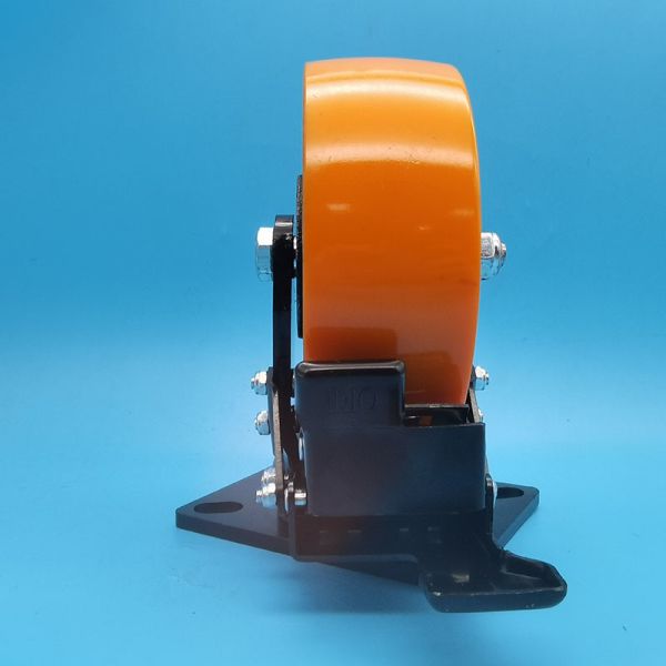 Extra Heavy Duty Steel Brale Bearing Caster Polyurethane PU Casters For Trolley For Heavy Loads  Equipment