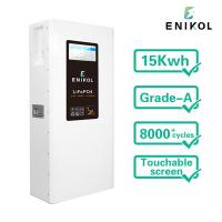 Alta capacidad de almacenamiento 48V LiFePO4 Batería solar pantalla táctil CE MSDS certificado