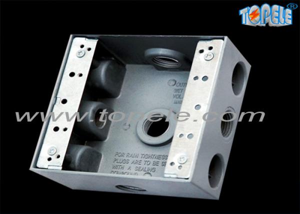 Weatherproof Electrical Boxes Two Gang Outlet Branch Circuit Wiring
