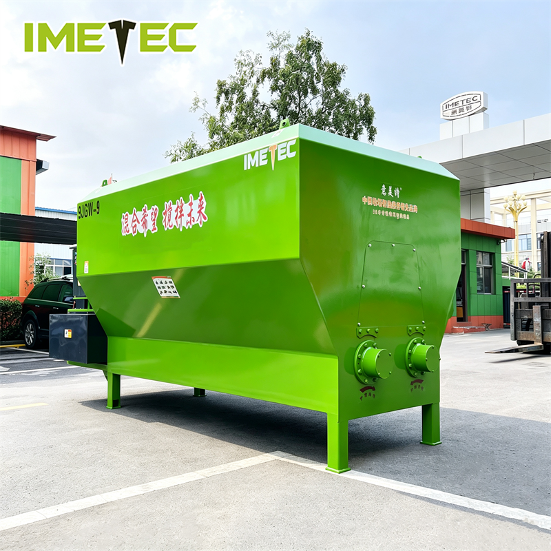 Fixed Type Horizontal TMR Blender Stable Operation Good Mixing Effect For Intensive Sheep And Cattle Farming