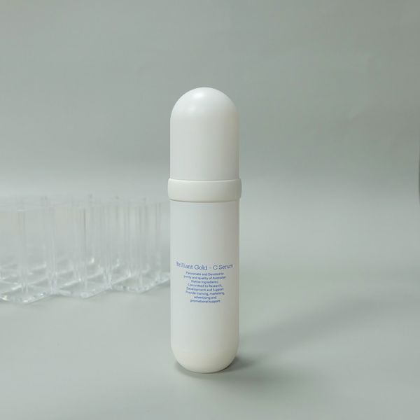 JL-AB123 Screw Sealing ODM AS White Airless Pump Bottles 0.5 Oz 1 Oz 1.7 Oz Single Wall