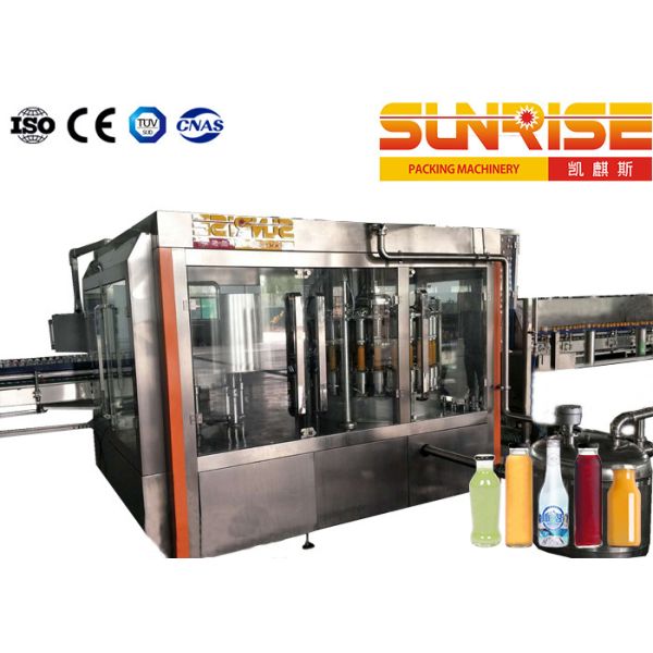 Ligne de remplissage de bouteilles en verre de soude, machine de remplissage