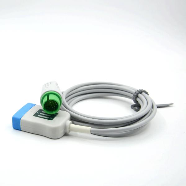 Medical Monitor Accessory Compatible Spacelabs ECG Trunk Cable 5 Lead IEC EKG Cable