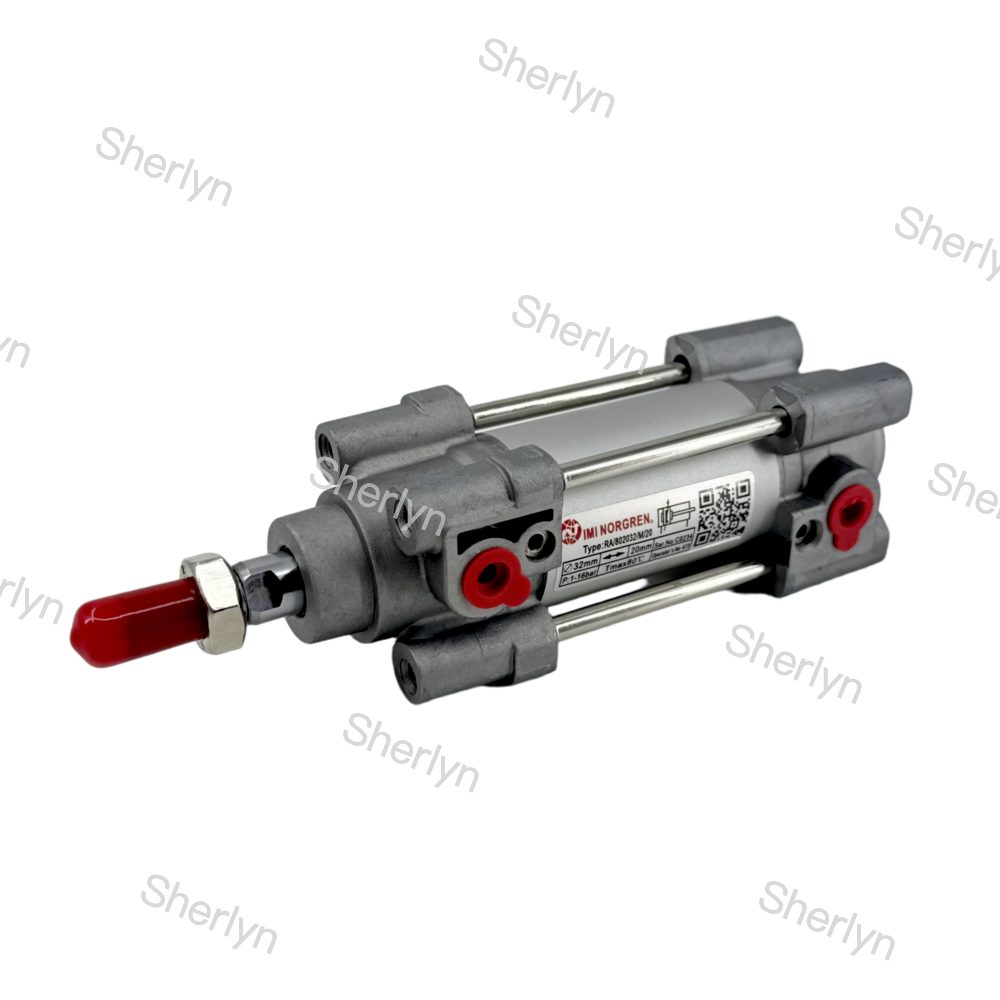 Cilindro Norgren de 50 mm de carrera RA/802032/M/50 Cilindro de doble efecto, 32 mm de diámetro