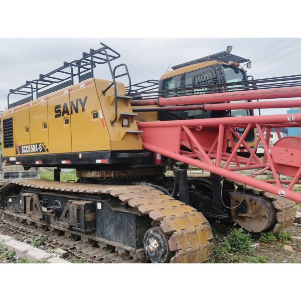2021 SANY SCC850A-6 85 Ton Crawler Crane Extremely Low Hours Perfect Maintenance No Repair Ready to Work Immediately