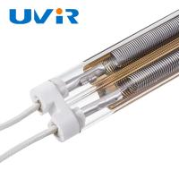 4400W Medium Wave Infrared Lamp Gold Coated Quartz Tube