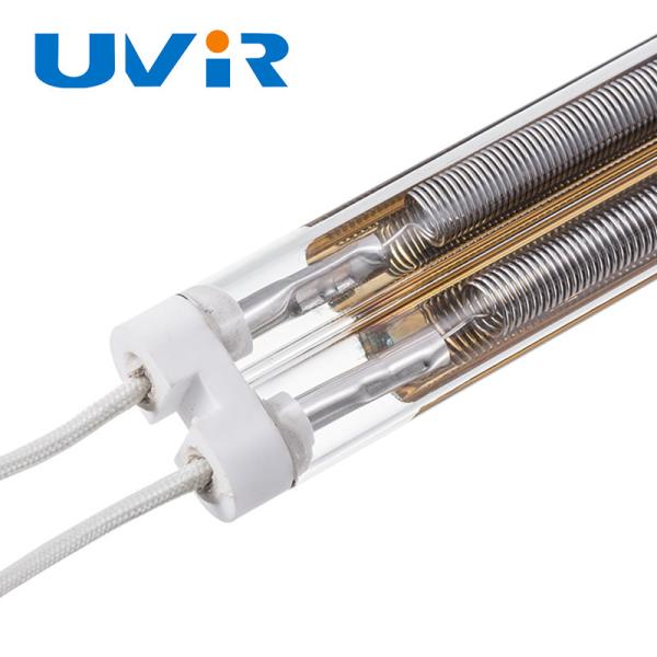 4400W Medium Wave Infrared Lamp Gold Coated Quartz Tube